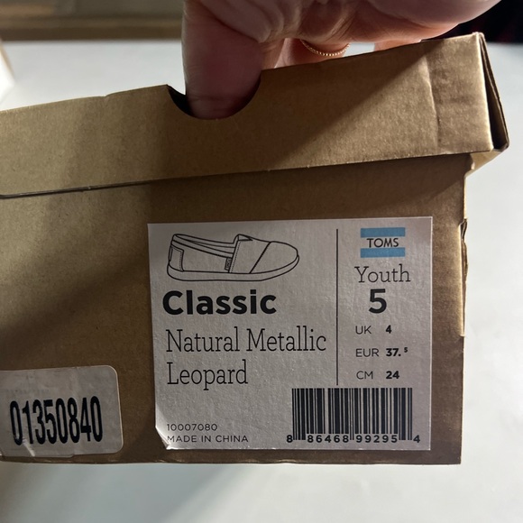 Tom’s Slides Flats Youth Leopard 🐆 Animal Print - Picture 3 of 3